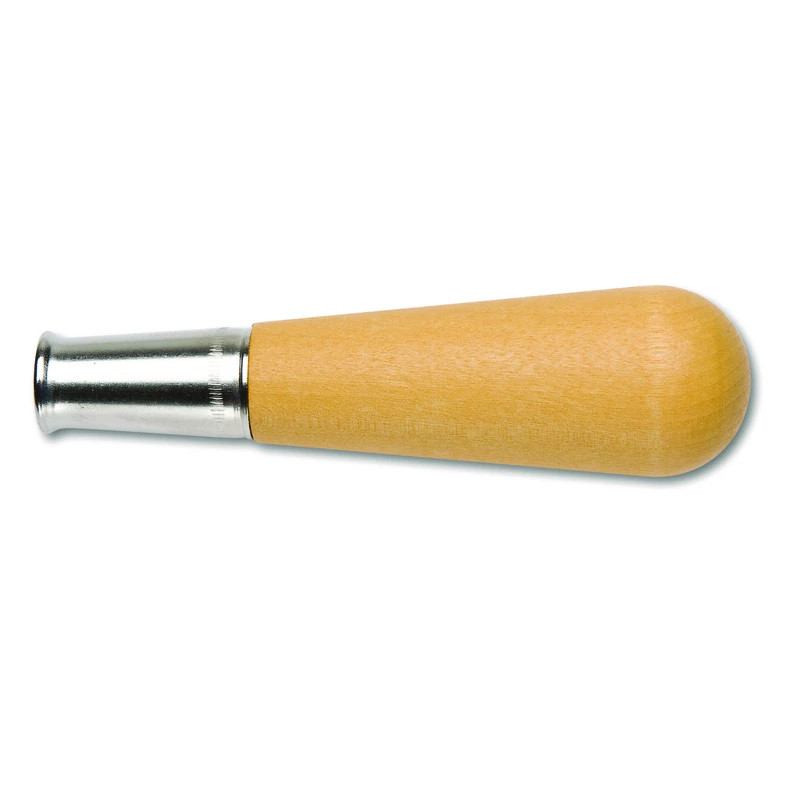 4-1/2 In. L X 2.85 In. W Wood File Handle For Type C Files