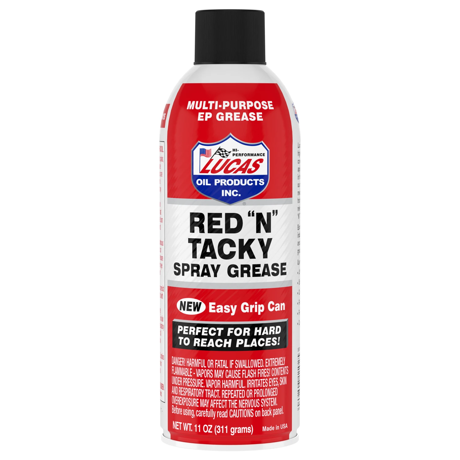 Lucas Oil 11 Oz. Red N Tacky Grease Aerosol