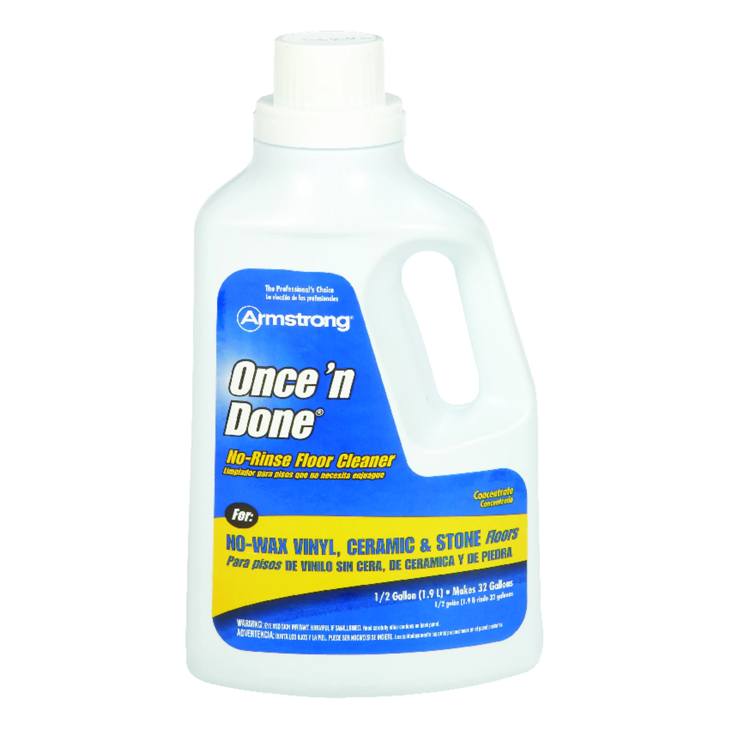 Once'n Done Citrus Scent Floor Cleaner Liquid 64 Oz - Concentrated Formula