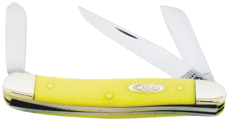 Stockman 3-blade Pocket Knife, 3-5/8 In. Closed, Chrome Vanadium Steel