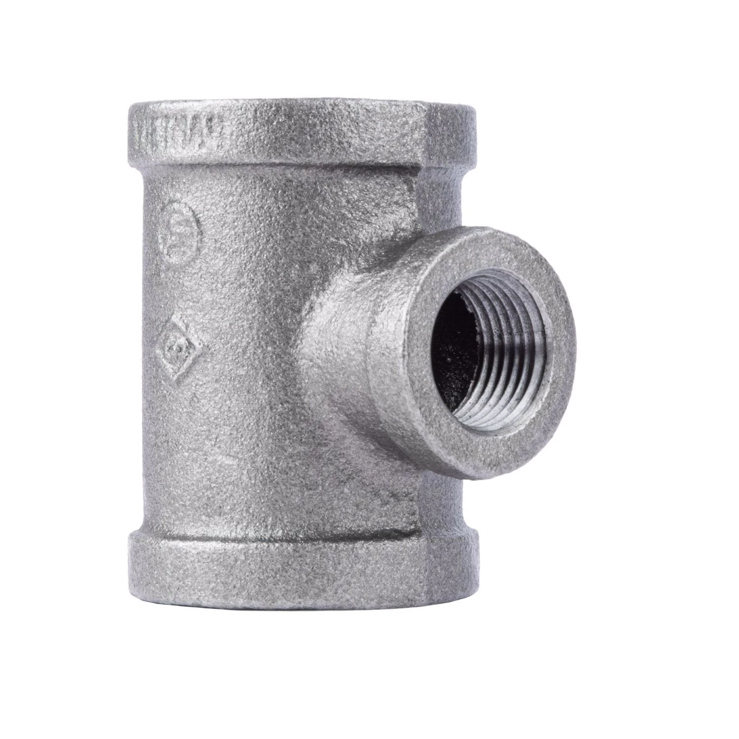 1 In. Fip X 1 In. D Fip X 1/2 In. D Fip Black Malleable Iron Reducing Tee