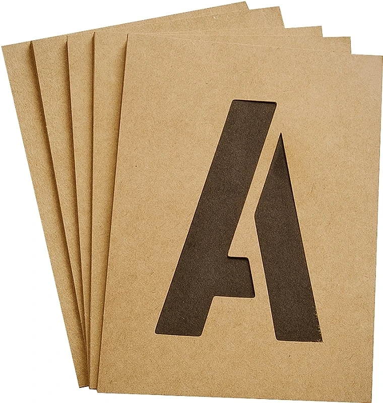 4 In. Reusable Letter, Number & Symbol Stencil Set - Model St-4