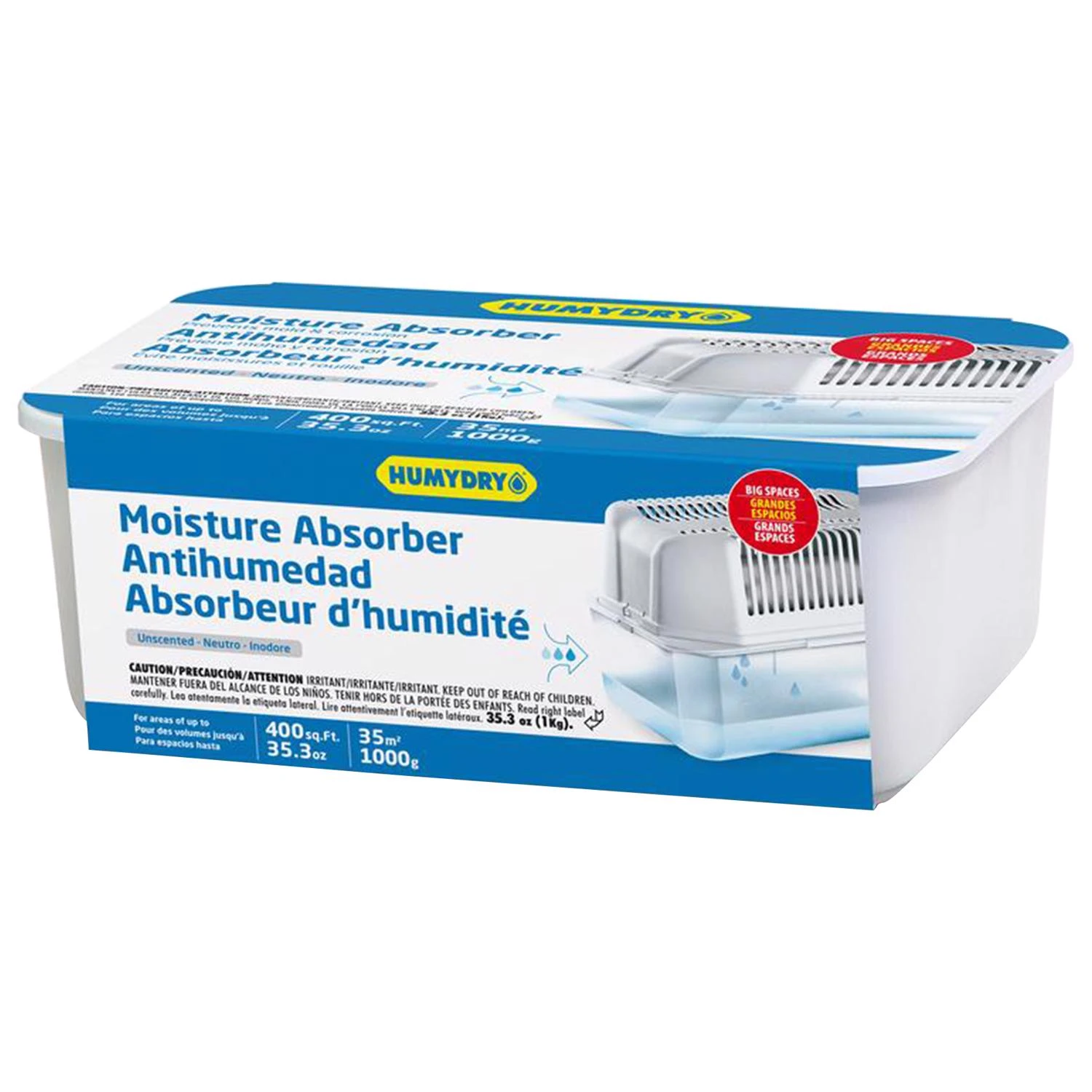 Magnum Unscented Moisture Absorber 35.3 Oz - Effective Humidity Control