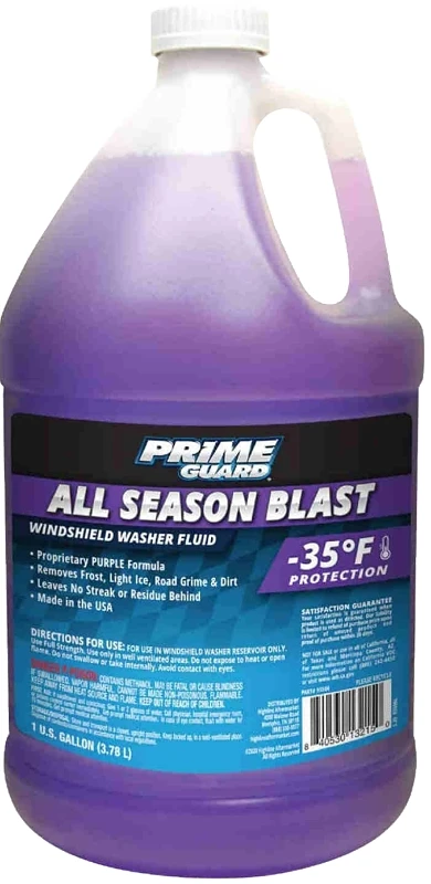 Windshield Washer Fluid, -35f Degree, 1 Gallon