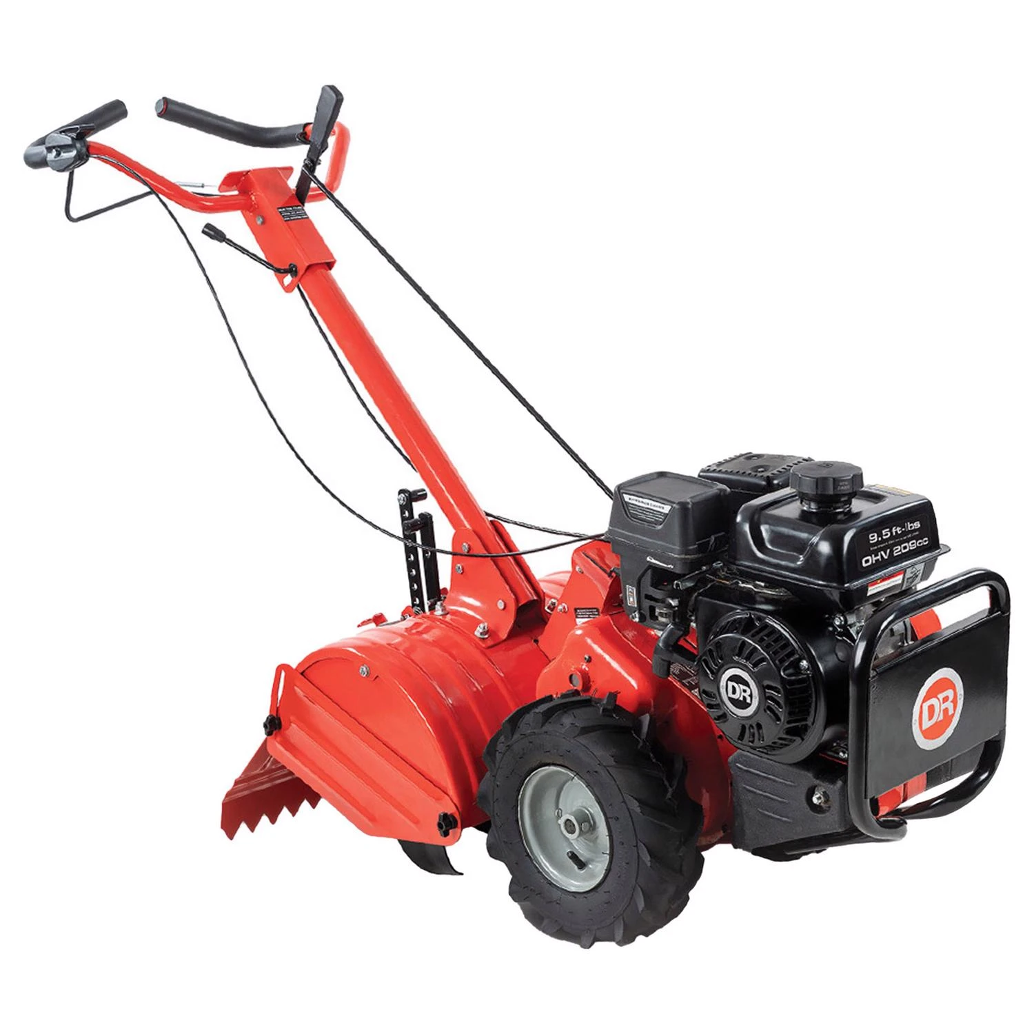 Rear Tine Tiller, 208cc Engine, 11-in. Depth