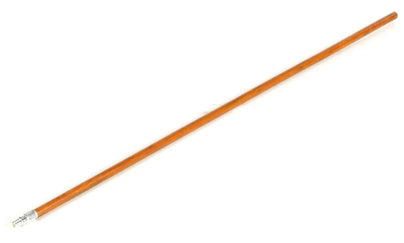 60-inch Hardwood Broom Handle With 3/4-inch Metal Ferrule