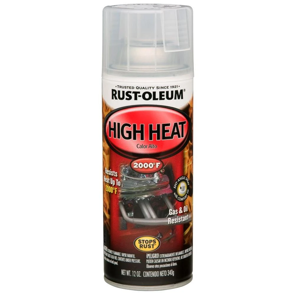 Rust-oleum 12 Oz. Clear Automotive High Heat Spray Paint