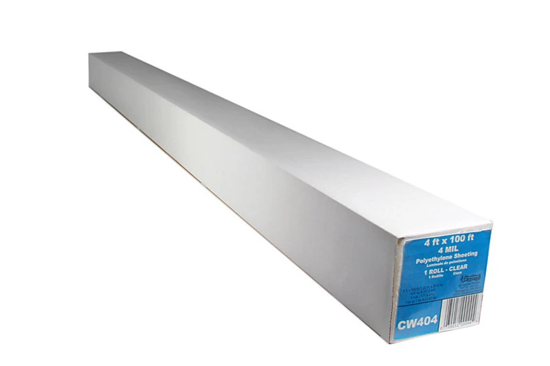 Film-gard 4 Ft. X 100 Ft. Clear 4 Mil. Polyethylene Film Sheeting
