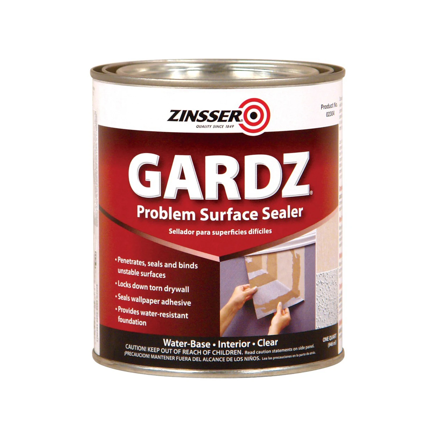 Gardz Water-based Low Odor Drywall Sealer, 1 Quart - Model 2304