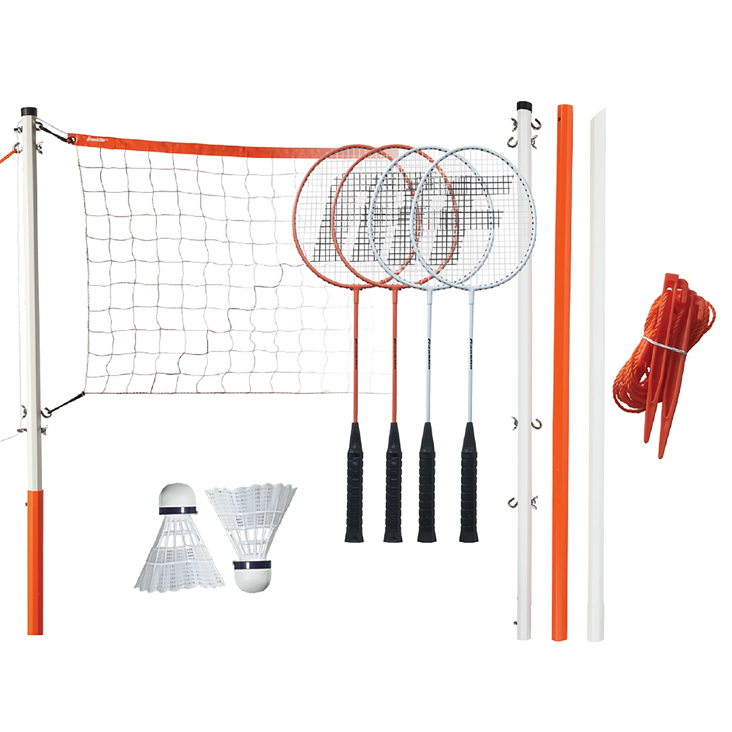 Sports Starter Badminton Set - Complete Outdoor Game With Rackets, Birdies, And Net