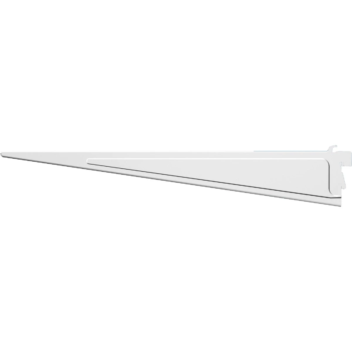 Shelftrack 16 In. Heavy-duty White Shelf Bracket For Ventilated Shelving