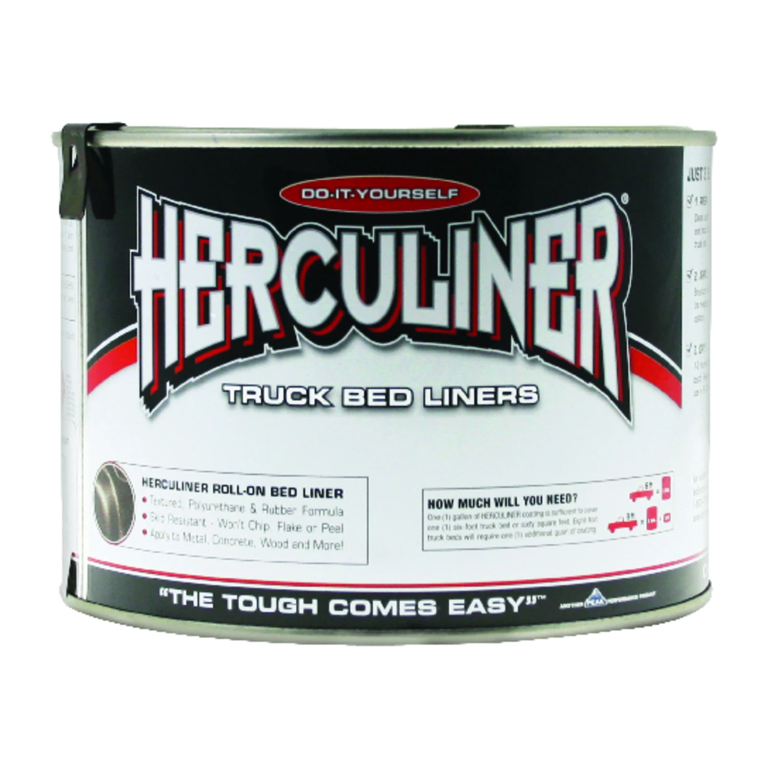 Herculiner 1 Quart Brush-on Bed Liner - Durable Protective Coating