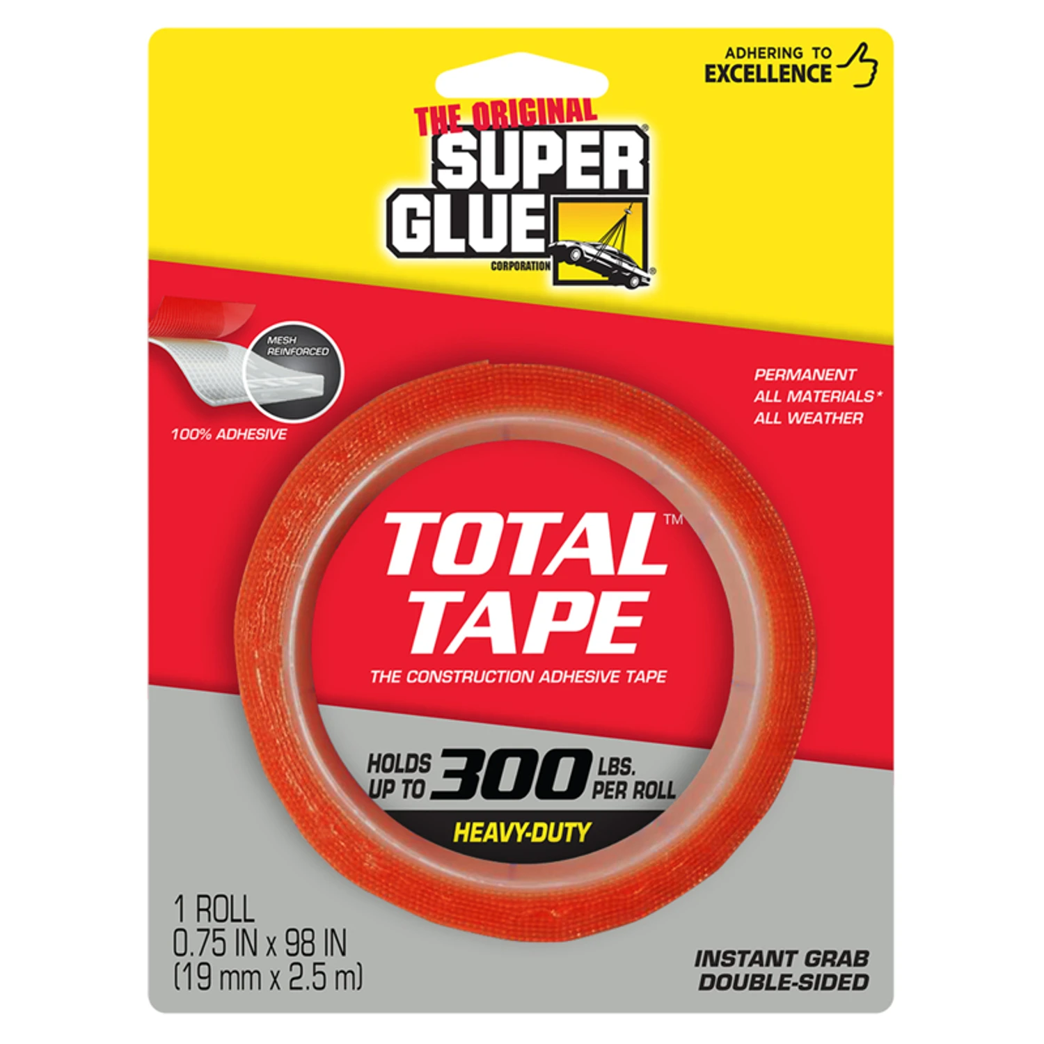 Total Tape 0.75 In. X 98 In. Double-sided Mounting Tape