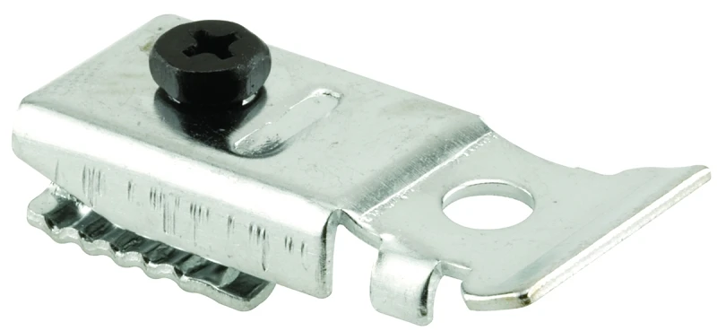 Adjustable Steel Bi-fold Door Top Pivot Bracket, 1-5/16 In. Length, 3/4 In. Width