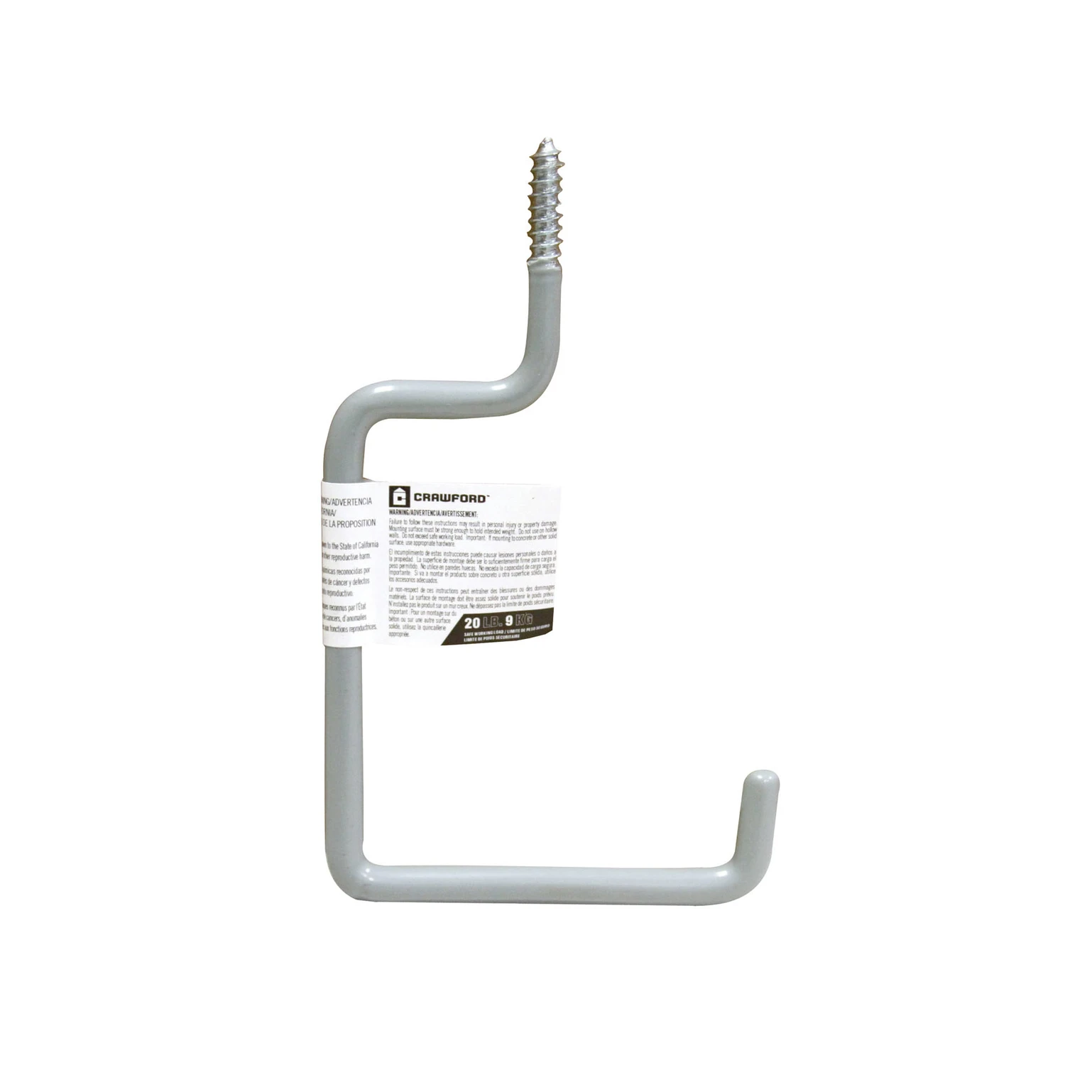 Utility Hook, Vinyl Coated