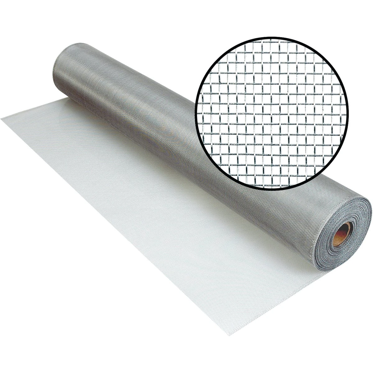 24 In. X 100 Ft. Brite Aluminum Screen - 18 X 16 Mesh, 0.010 Diameter