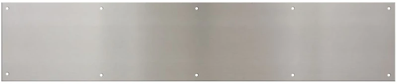 8 Inch X 34 Inch Satin Nickel Aluminum Kickplate - Model N270316