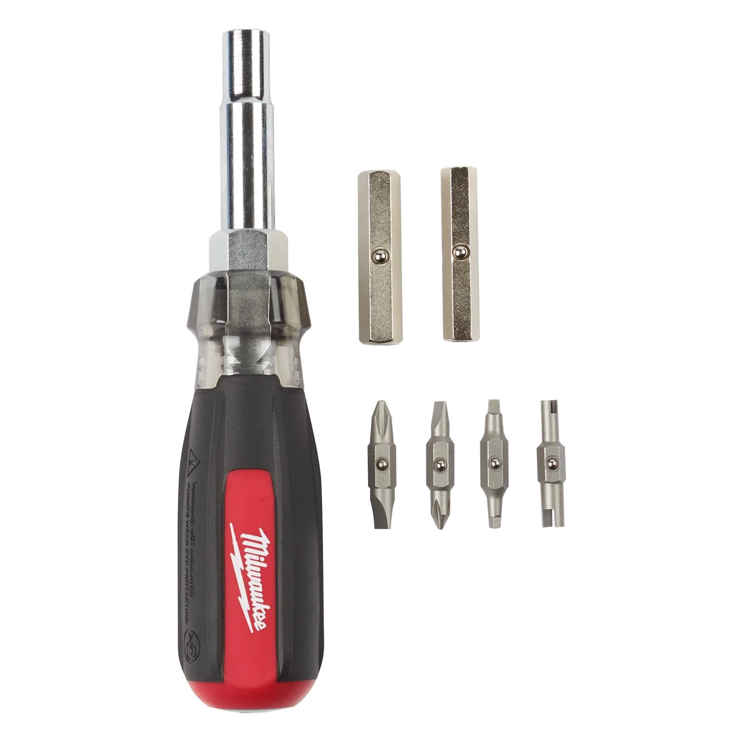 13-in-1 Multi-tip Cushion Grip Screwdriver With Schrader Bit