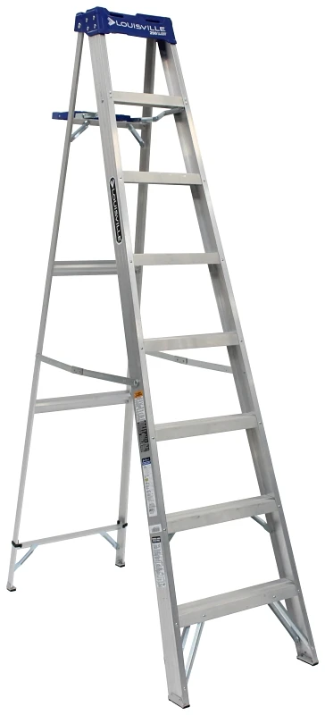 8-ft. Aluminum Step Ladder, Type I, 250-lb. Duty Rating, Model As2108