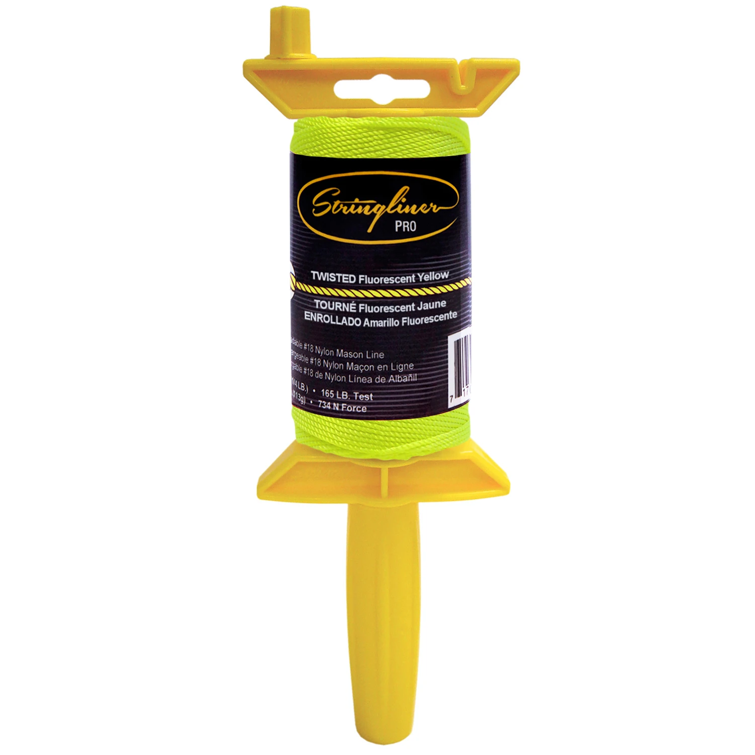 Twisted Mason's Line And Reel 270 Ft. Yellow - Durable Nylon