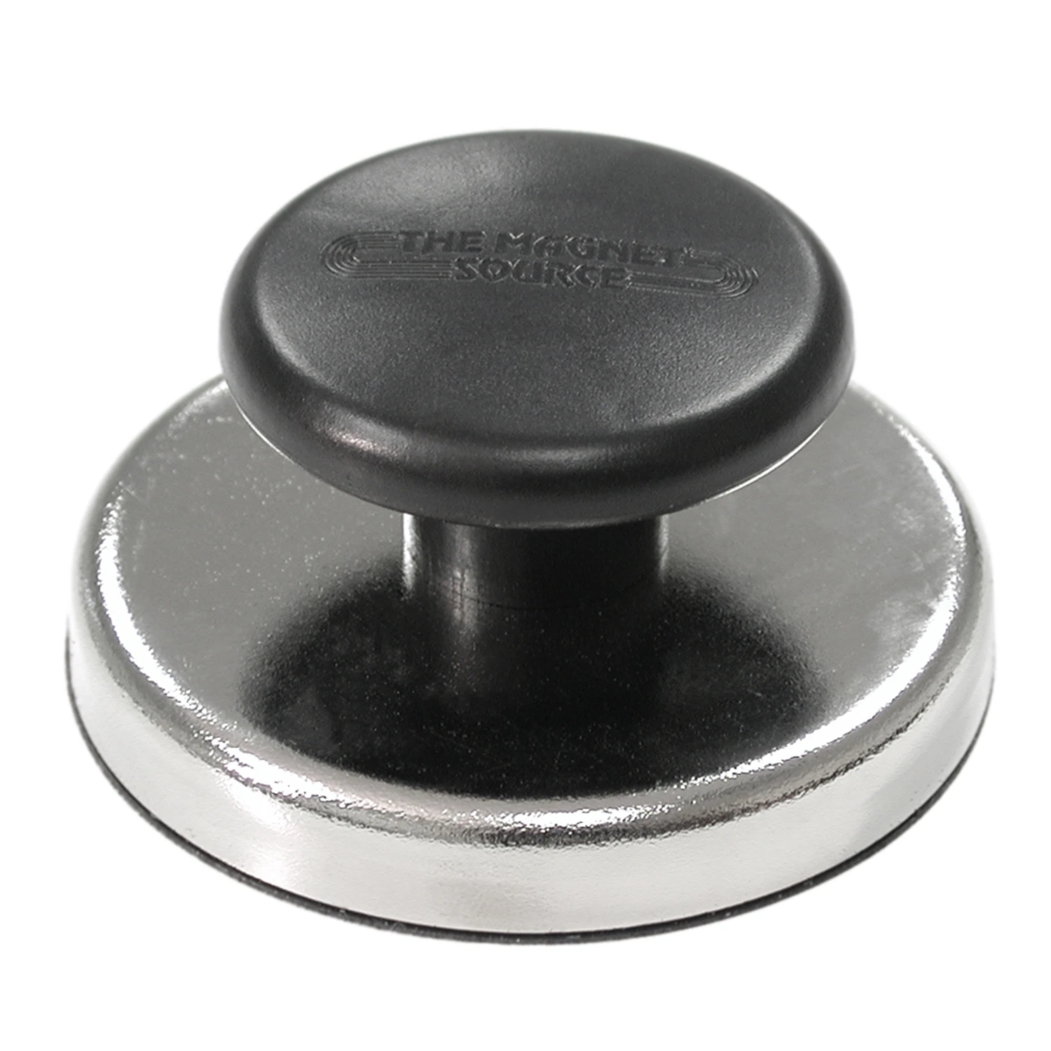 1.25 In. L X 2.65 In. W Black Knob Magnet 25 Lb. Pull