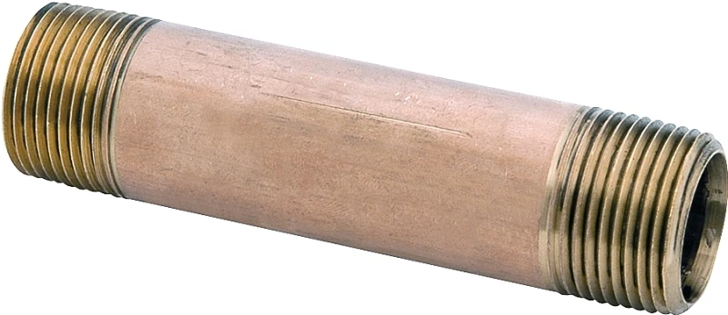 1/4 In. X 2-1/2 In. Lead Free Red Brass Nipple