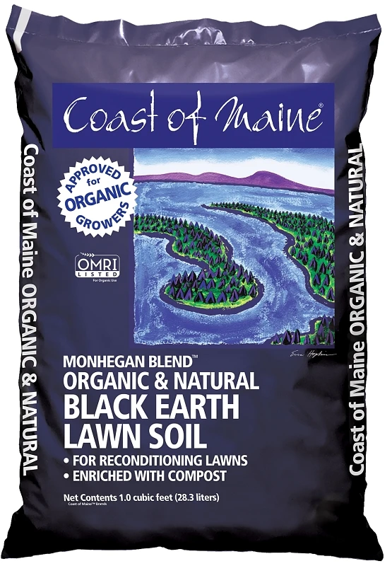 Monhegan Blend 1 Cu. Ft. Organic Black Earth Lawn Soil