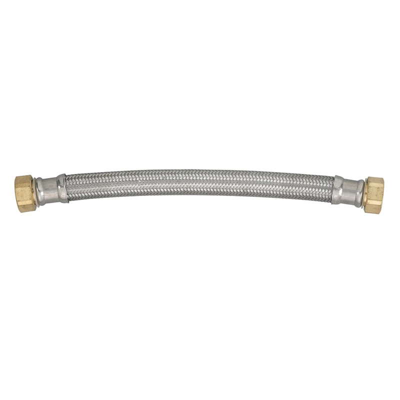 3/4 In. Fip X 3/4 In. Fip X 12 In. Braided Stainless Steel Water Heater Connector