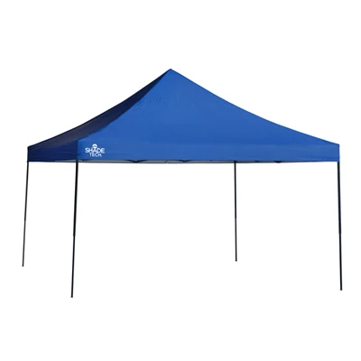 Shade Tech One-push Canopy Tent 10x10 Ft – Blue Outdoor Shade Shelter
