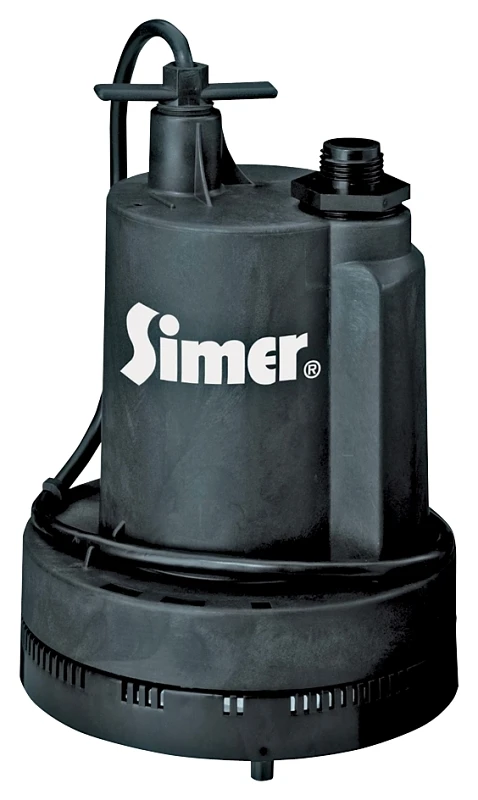 1/4 Hp Submersible Utility Pump With 8' Power Cord And Garden Hose Adapter