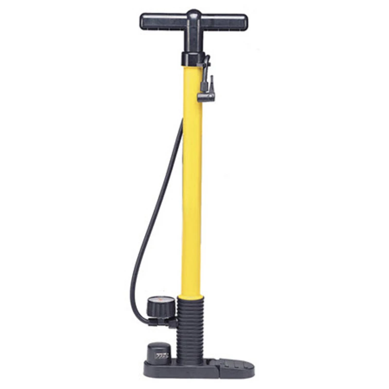 140 Psi Hand Pump With Gauge — High-volume Manual Inflator For Balls, Bikes & Inflatables
