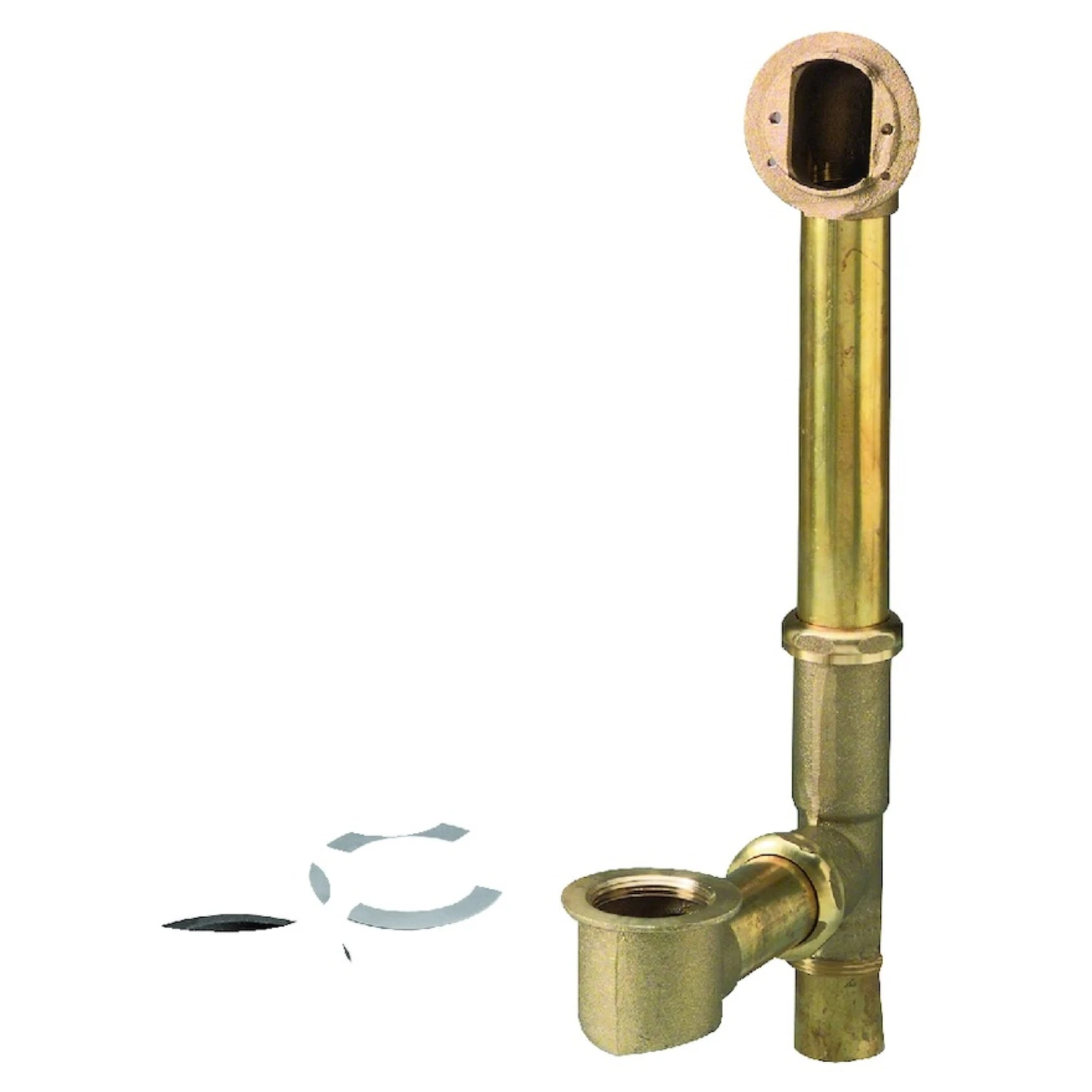 Foot Lok Bath Drain Assembly 1-1/2 In. Chrome Brass Model 612rb