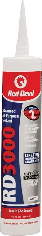 Rd3000 Advanced All-purpose Sealant, 9 Ounce, White, Model 0986
