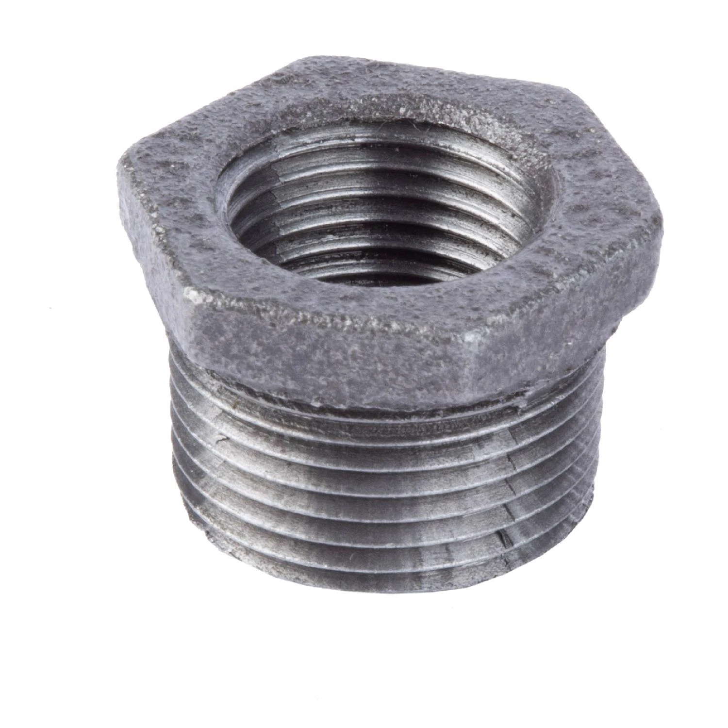 3/4 In. Mip X 1/2 In. D Fip Black Malleable Iron Hex Bushing