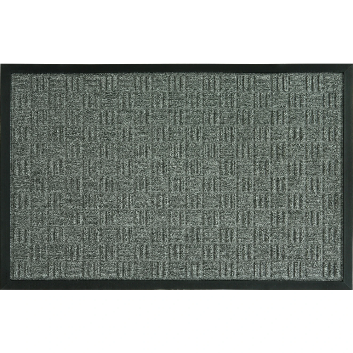 18 In. W X 30 In. L Gray Parquet Olefin Floor Mat