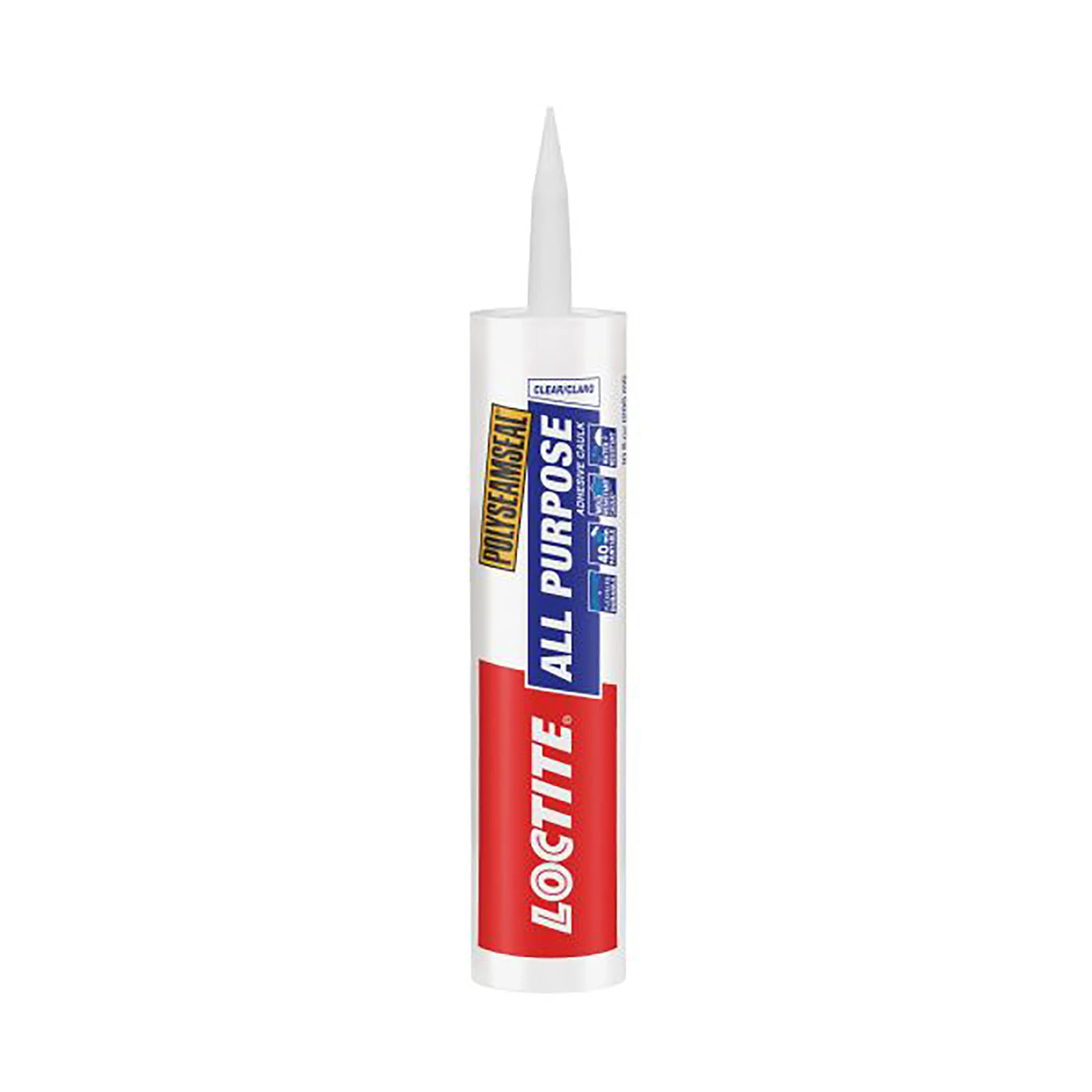 Polyseamseal 10 Oz. Clear Adhesive Caulk - All-purpose Sealant