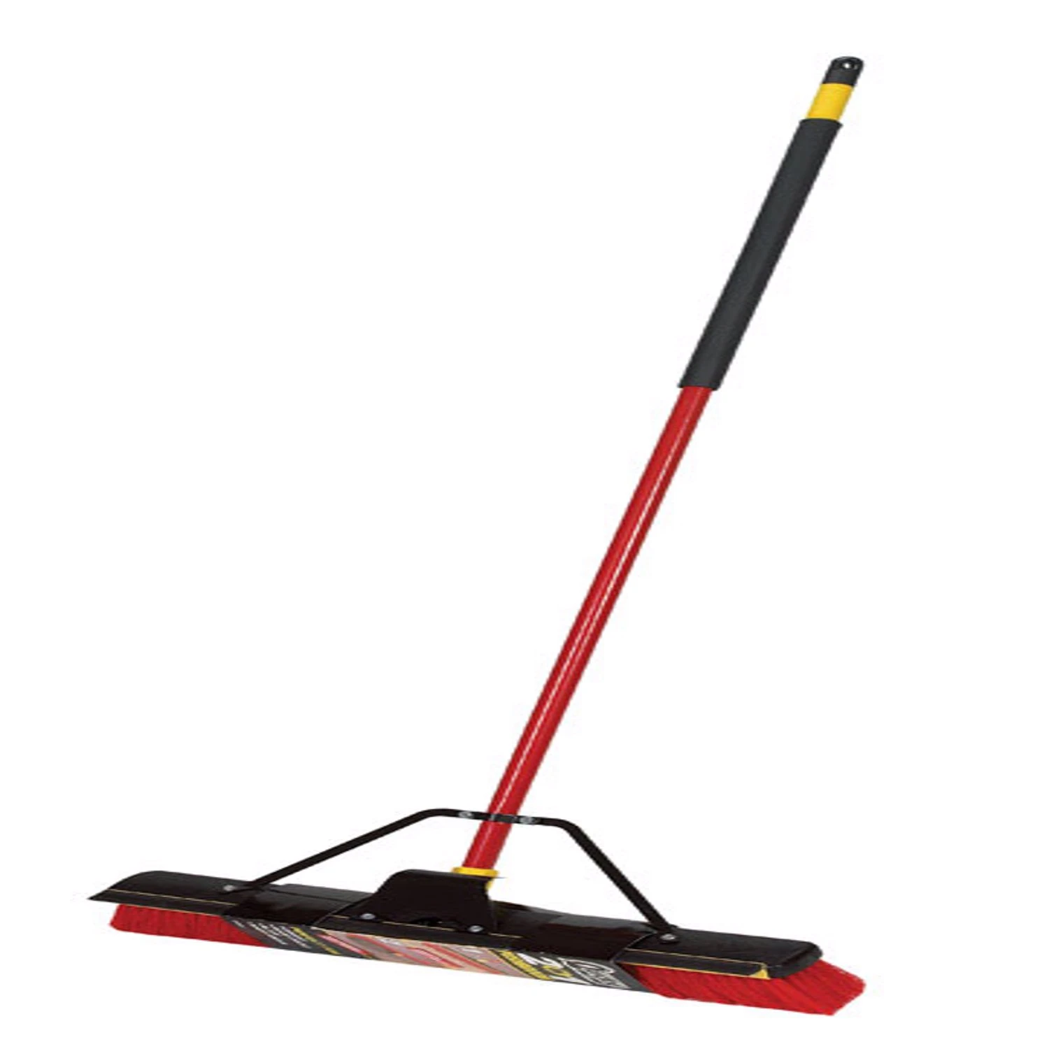 Jobsite 24 In. 2-in-1 Squeegee Push Broom With Steel Handle