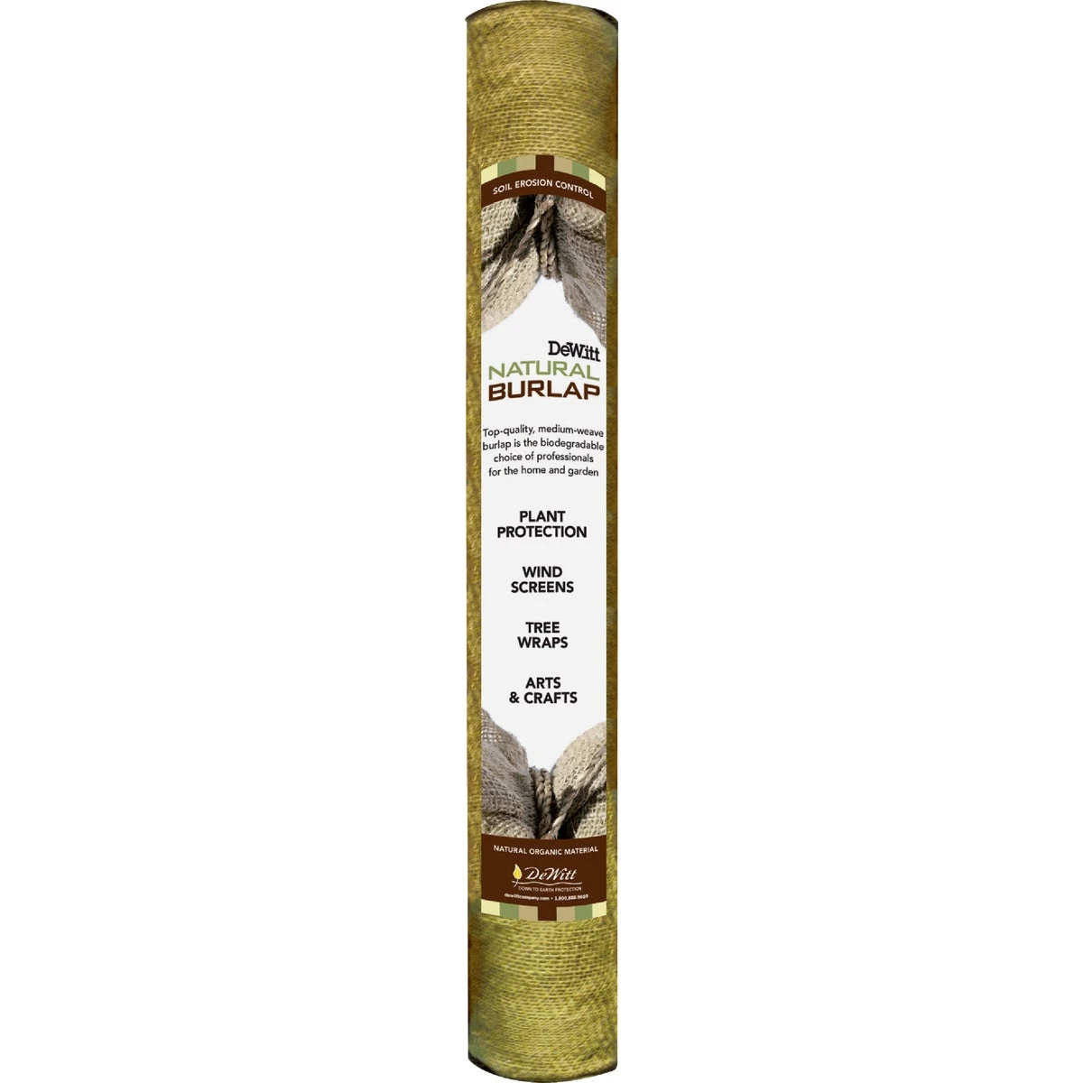 24 Ft. W. X 3 Ft. L. Natural Burlap - Biodegradable And Versatile