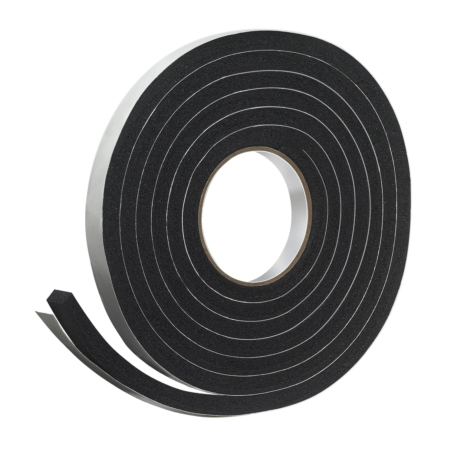 Black Rubber Foam Weather Seal Tape 10 Ft. L X 0.44 In. For Doors & Windows
