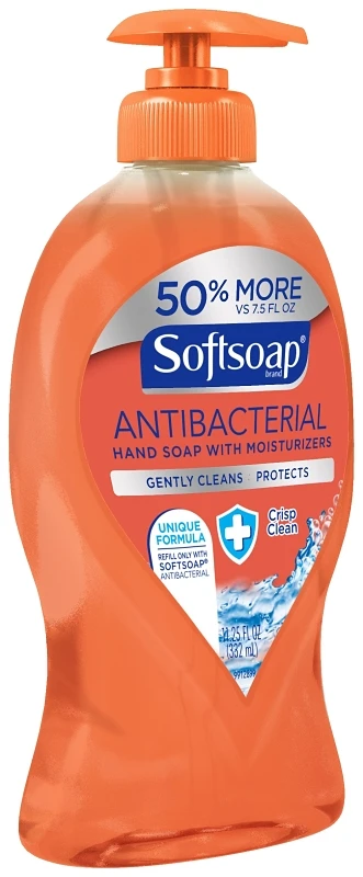 11.25 Oz. Crisp Clean Antibacterial Liquid Hand Soap With Pump