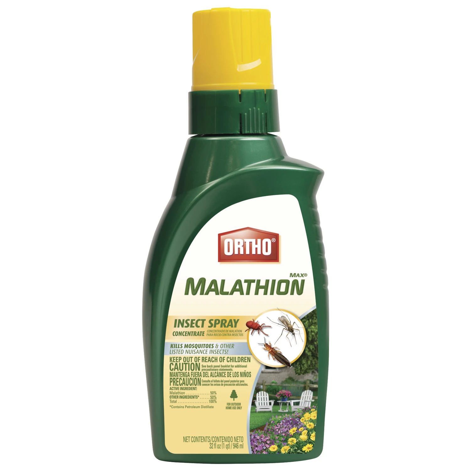 Max 32 Oz. Malathion Concentrate Insect Killer Spray For Outdoor Use