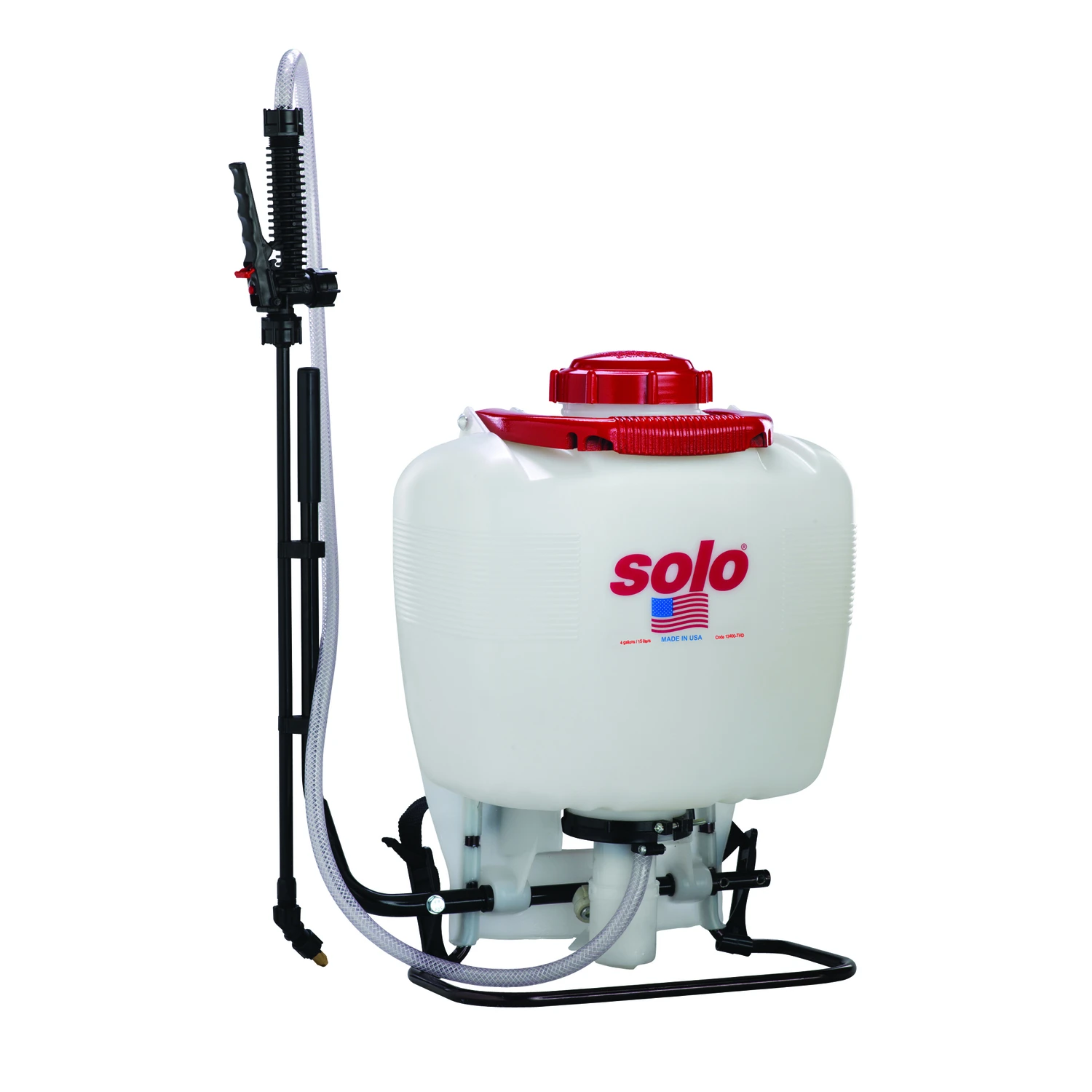 4 Gallon Backpack Sprayer With Piston Pump And Adjustable Nozzles