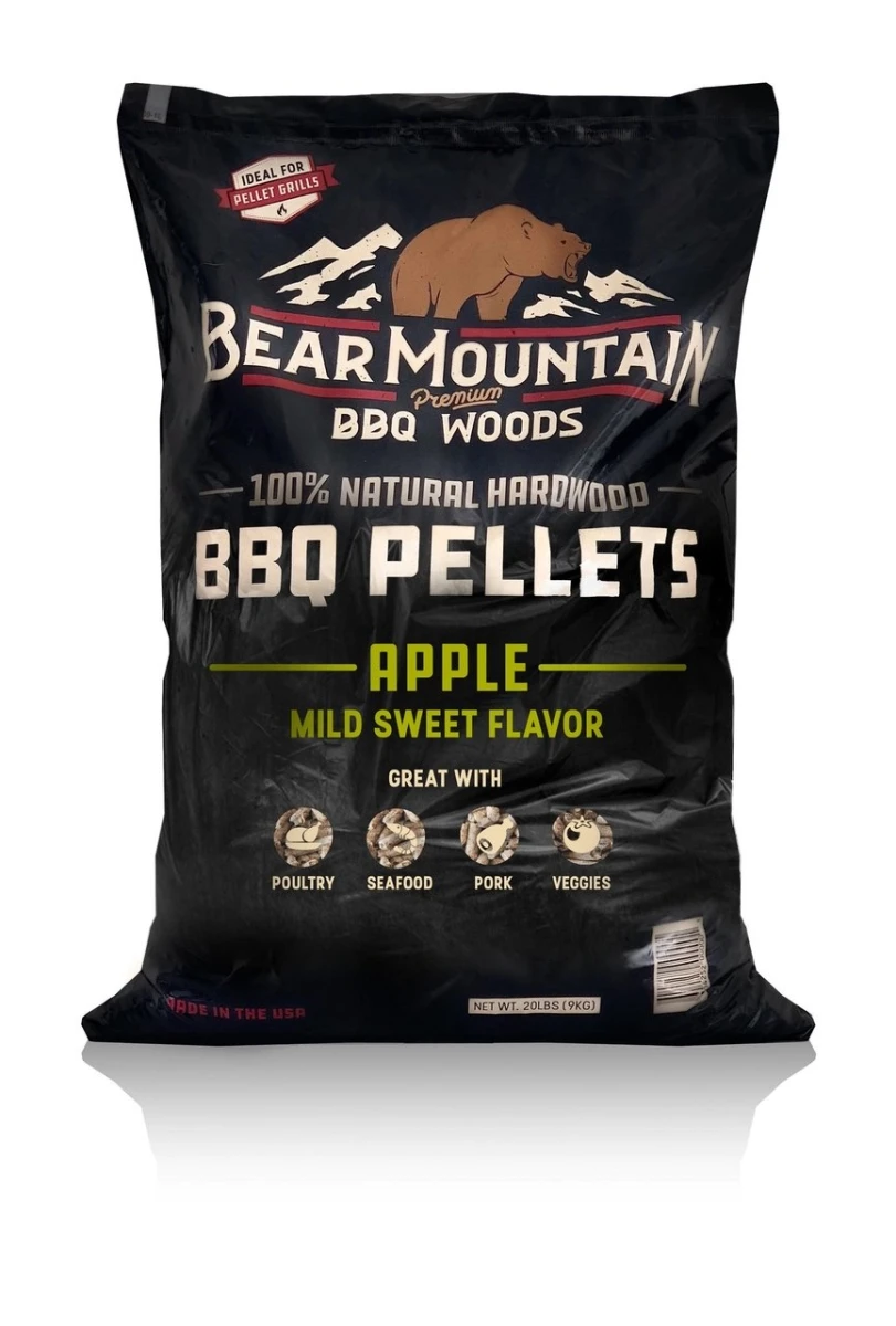 Bbq Premium Apple Hardwood Pellets 20 Lb. Fk12 For Grilling