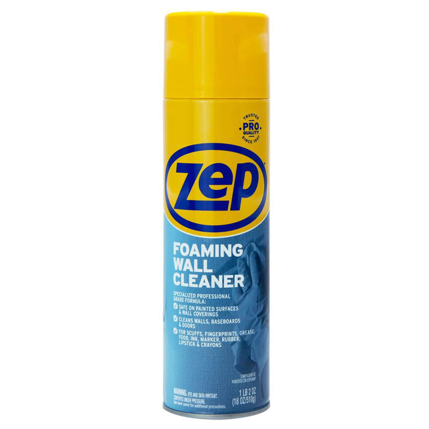 18 Oz. Foaming Wall Cleaner - No Scrubbing, Safe For All Surfaces