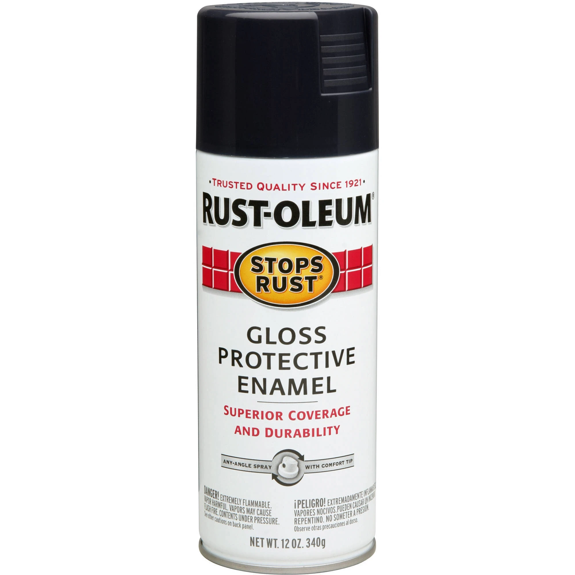 Universal 12 Oz. Gloss Black Spray Paint & Primer In One