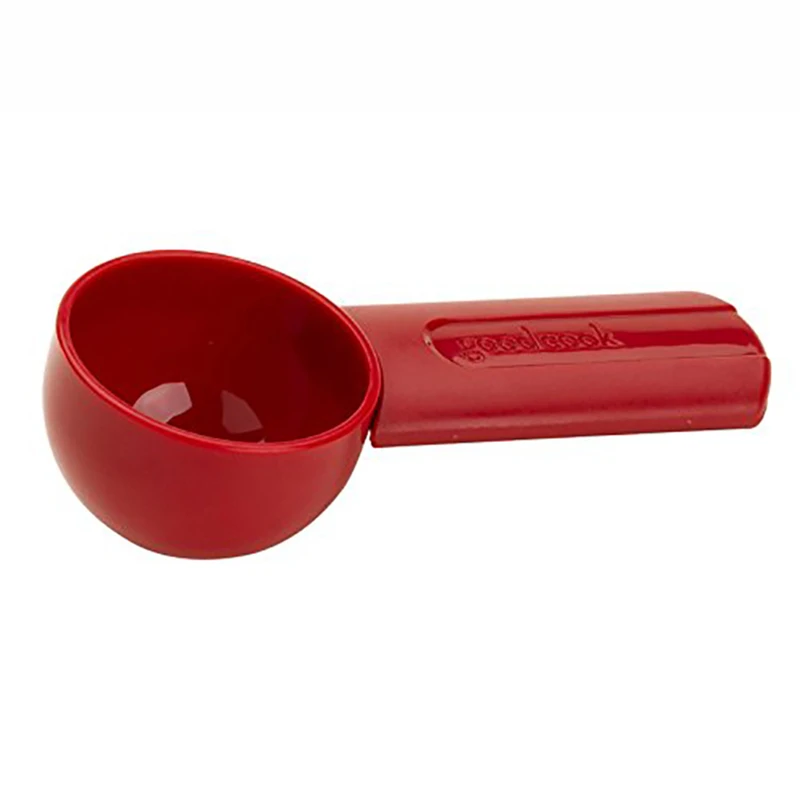 Coffee Measure Scoop, Red Plastic