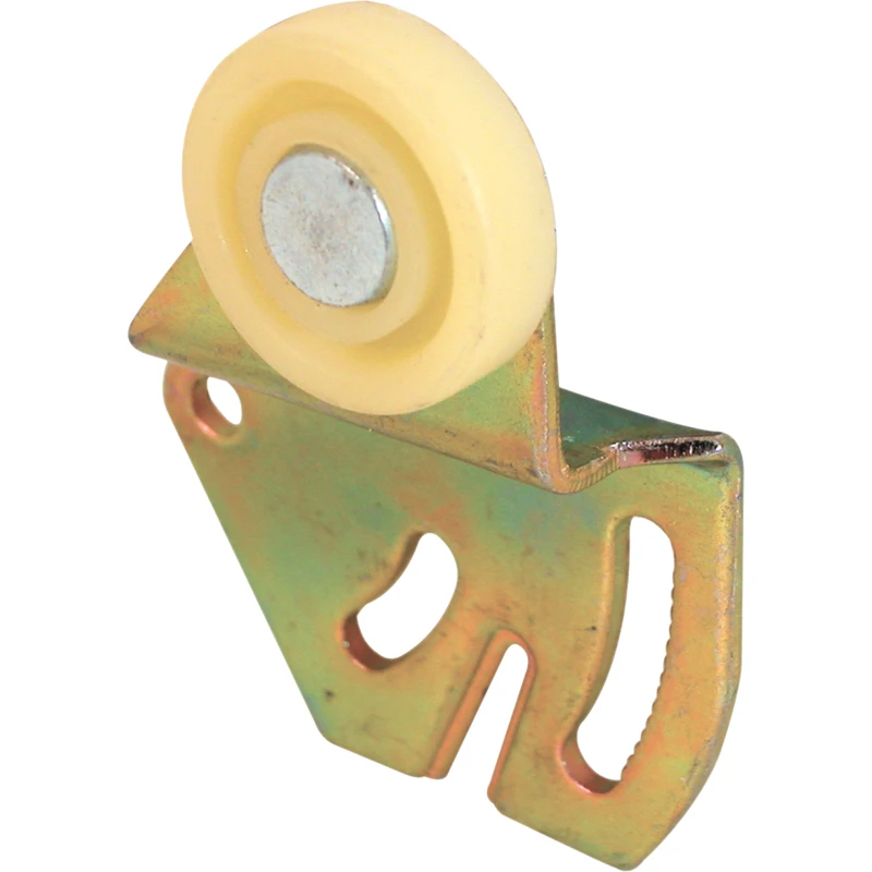 Offset Adjustable Flat Edge Single Wheel Bypass Door Roller