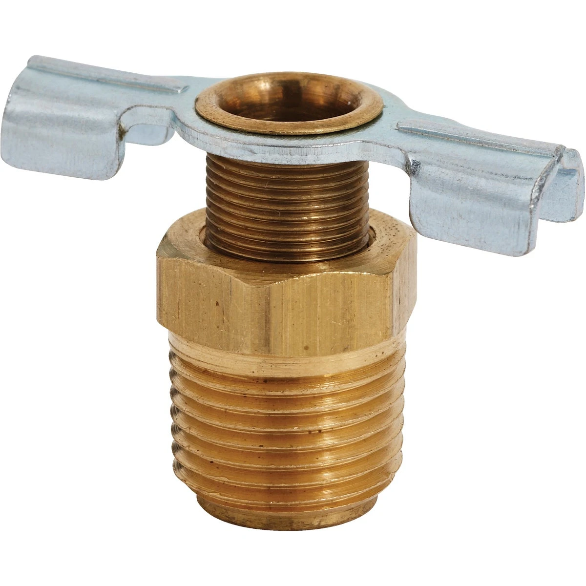 3/8 In. Npt Brass Drain Cock S-614-6 For Compressor Tanks