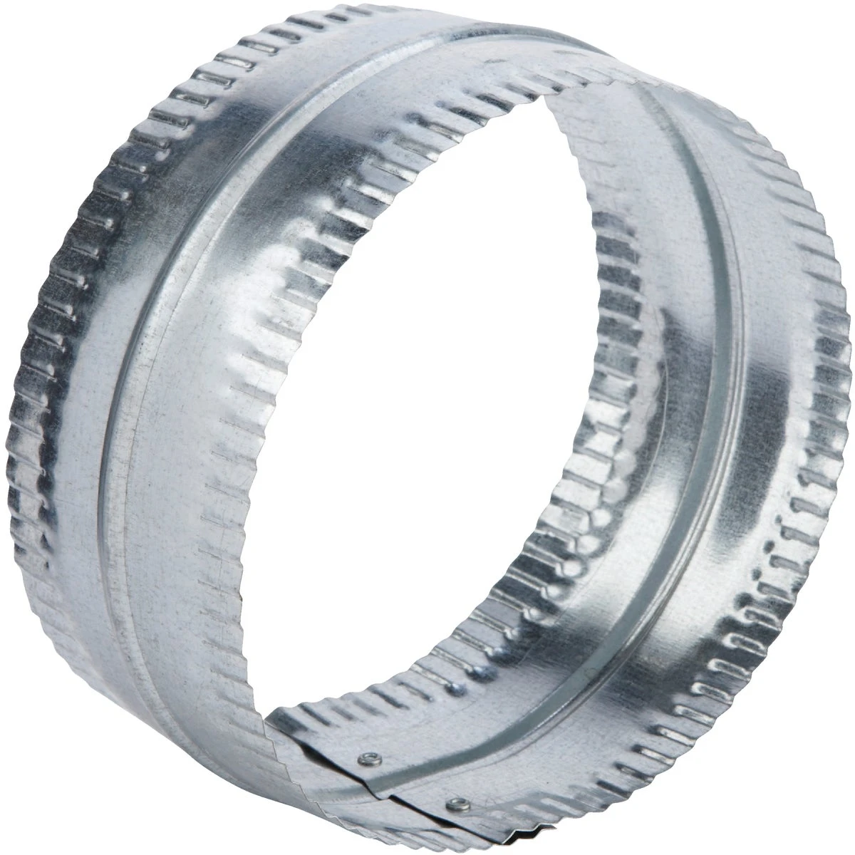 6 In. Galvanized Steel Flexible Duct Connector For Hvac Applications