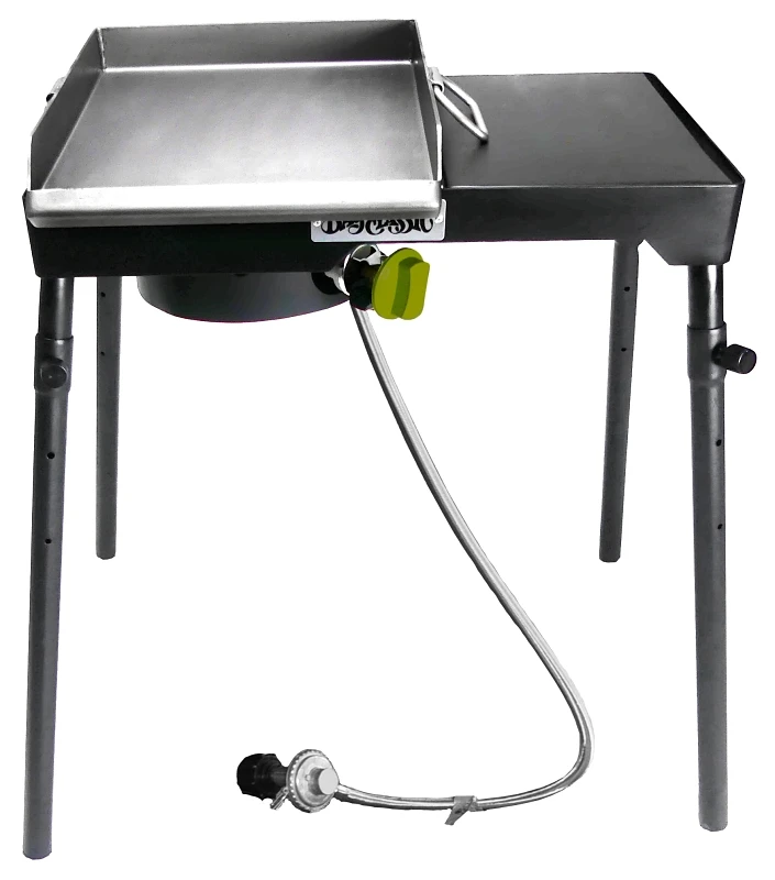 Ps115 Single Burner Patio Stove With Griddle Tapper, 30,000 Btu Output